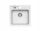 Single-bowl sink Roza 20, white granite