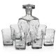 Jugs, carafes and milk jugs Hunting glass Krosno set as a gift for a hunter, 0.7 l