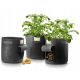  TELE WELT flowerpot 35 cm x 35 x 35 cm diameter 34 cm POLYESTER black