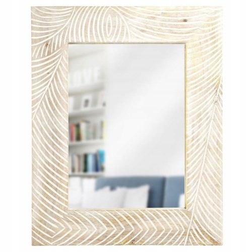  Vilde wall mirror, rectangular, wooden frame, 40 x 50 mm