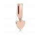  Charms REFLEXIONS pendant ROSE Heart