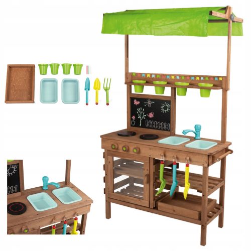 PLAYTIVE GARDEN MATT KITCHEN ACCESSORIES ROOF