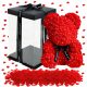 Flowers and flower boxes for Valentine's Day Teddy bear made of roses 23 cm