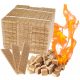 Briquettes, coals and lighters for grilling Kindling for the Rolmarket stove