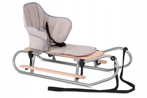  Traditional metal sled JEE Classik + backrest + mattress + footrests