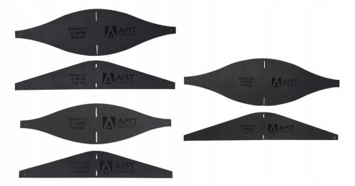 Form for cutting insulation for ventilation bends fi 125/160/200