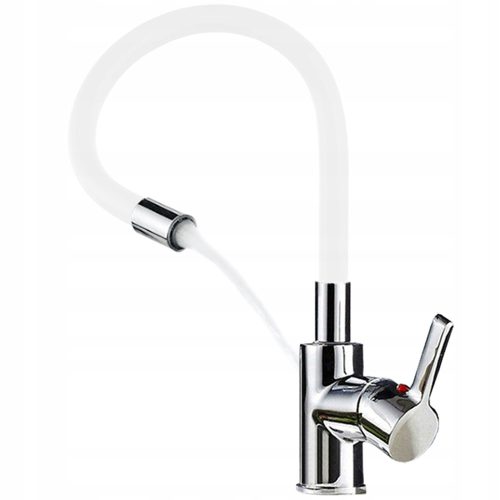 Maibang FLEX floor-standing kitchen faucet white, silver