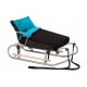  Children's sled with sleeping bag + backrest + footrests