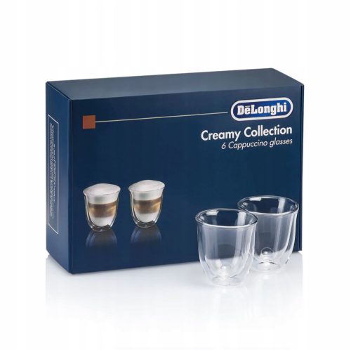 Glasses and cups De'Longhi cappuccino glasses 270 ml 6 pcs.