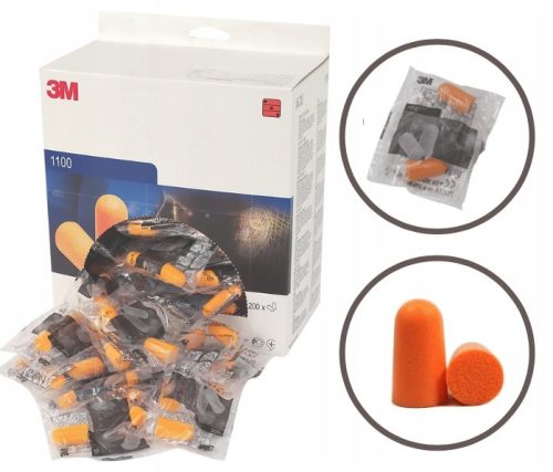 3M 1100 anti-noise earplugs