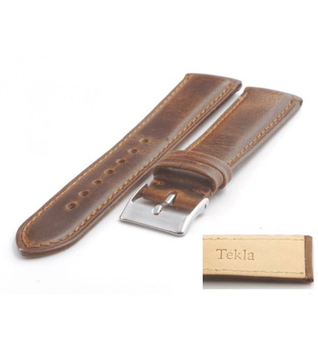  Tekla T-055.02w2 XL 22mm Leather Watch Strap