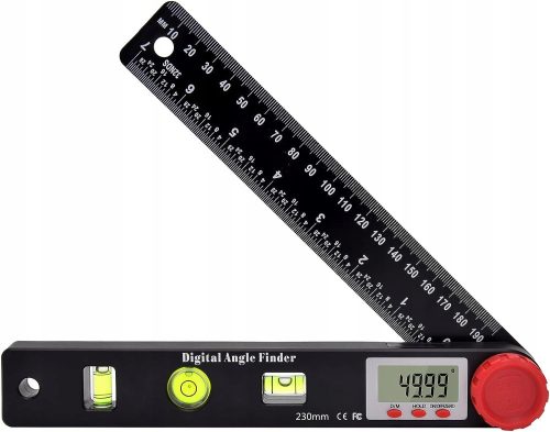 Digital Angle Finder Anytech.pl Electronic Angle Finder 360° + 3 LEVELS 230 mm