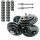  CAST IRON DUMBBELLS 2x40kg bar Plates set 80kg