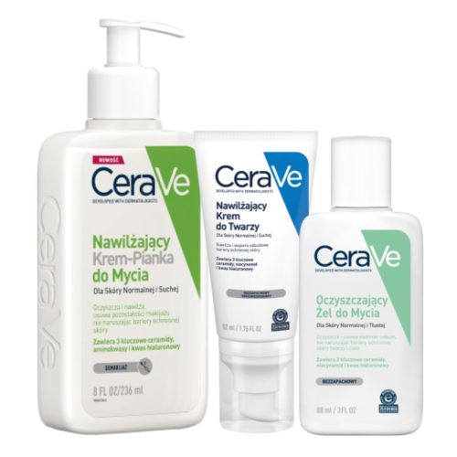 CeraVe Hydrating Skin Care Bundle for Normal to Dry Skin