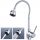 Maibang FLEX floor-standing kitchen faucet, silver