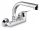 Focus Sanitar Focus wall-mounted kitchen faucet, silver