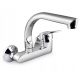 Focus Sanitar Focus wall-mounted kitchen faucet, silver