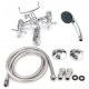 Focus Sanitar wall-mounted bath and shower faucet, chrome