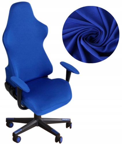 Chair cover Domidekor armchair cover, blue