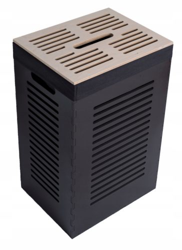 Laundry baskets and containers Freestanding laundry basket -OurNewHome- 65l, black