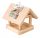  SMALL WOODEN BIRD FEEDER TO MAKE YOURSELF, 18 x 18 x 18 cm