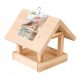  SMALL WOODEN BIRD FEEDER TO MAKE YOURSELF, 18 x 18 x 18 cm