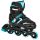  RAVEN Helixi Noir/Mint patins à roues alignées réglables 38-42 roues LED