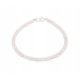  Bracelet natural ROSE QUARTZ balls 3mm facets