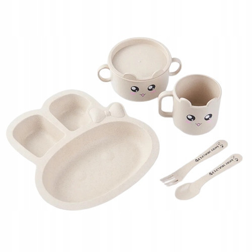  CHI CHI tableware set made of wheat straw