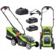  4garden Cordless Lawnmower 34 cm