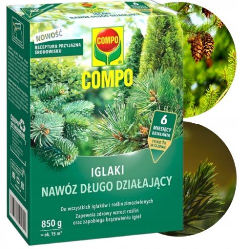  Compo Long-Term Conifer Fertilizer 850 g – Healthy conifers all season long