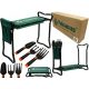 Chairs for garden, terrace and balcony Vulcanus garden chair, green plastic