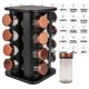 Food Container Spice Rack with Rotating Spice Stickers