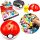  POKéMON SET 12 POKEBALL PIECES + 12 FIGURES