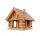  Solid, large wooden birdhouse,