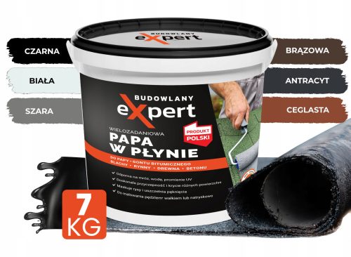 Budowlany Expert feutre de toiture liquide 7 kg gris