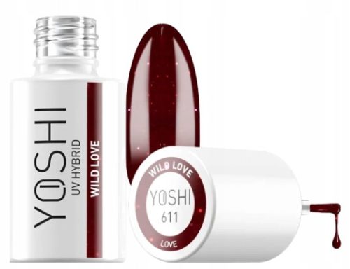  YOSHI Hybrid Nail Polish WILD LOVE 6 ml - 611