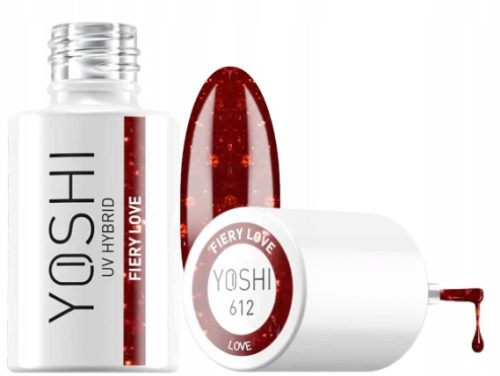  YOSHI Hybrid Varnish FIERY LOVE 6 ml - 612