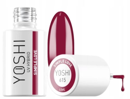  YOSHI Hybrid Nail Polish SIMPLE LOVE 6 ml - 615