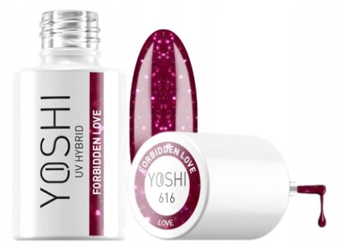  YOSHI Hybrid Nail Polish FORBIDDEN LOVE 6 ml - 616