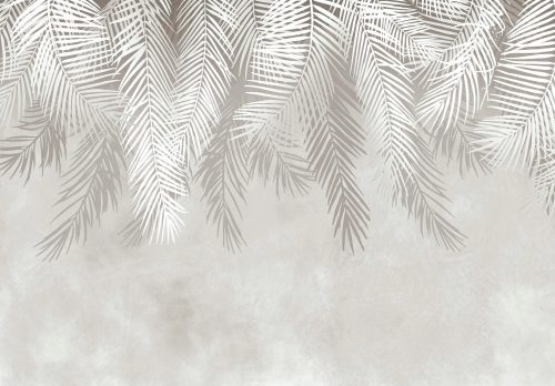 Photo wallpaper PALM LEAVES 3D effect FEATHERS 415 x 290 13934veXXXXL