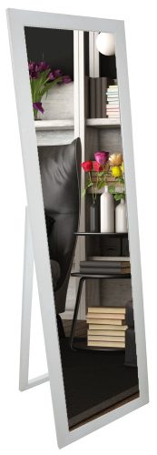 Bathroom mirror standing mirror, rectangular, wooden frame, 500 x 1700 mm