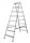 Structural ladder 3.67 m aluminum up to 125 kg