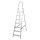 Drabest ladder 3.4 m aluminum up to 125 kg