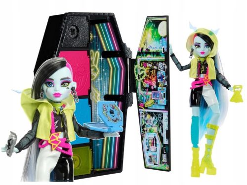  Monster High Frankie Stein Scarysecrets Serie 3 Neon-Set HNF79
