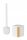 NAOMI white toilet brush with bamboo