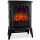 Freestanding fireplace with heating function, electric, black, 2000 W, 39 x 56.5 x 25 cm