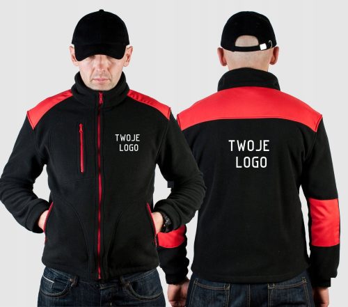 POLAR SWEATSHIRT WITH REFLECTIVE STRIPES + LOGO EMBROIDERY ON THE BACK/FRONT