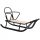  Metal large traditional sled JEE + BACKREST for children and adults 150 kg