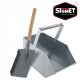 COAL MACHINE COAL CONTAINER ASH GALVANIZED LARGE + Small Coal Shovel